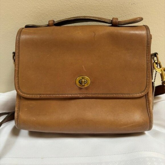 Coach Handbags - COACH Vintage Court Bag 9870 w/ hangtag - brown/tan